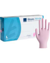 Nitrilhandske rosa strl L Abena 100/fp