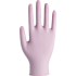 290732 - Nitrilhandske rosa strl M Abena 100/fp - Framsidan